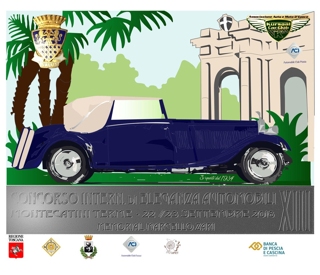 XIII° Concorso Internazionale di Eleganza Automobili di Montecatini Terme