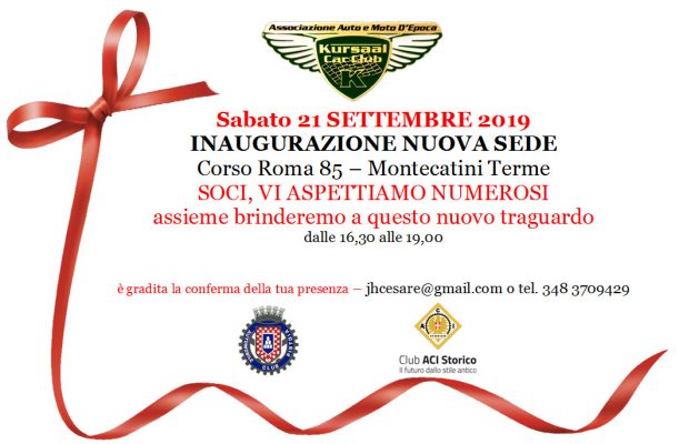 Inaugurazione nuova sede del Club