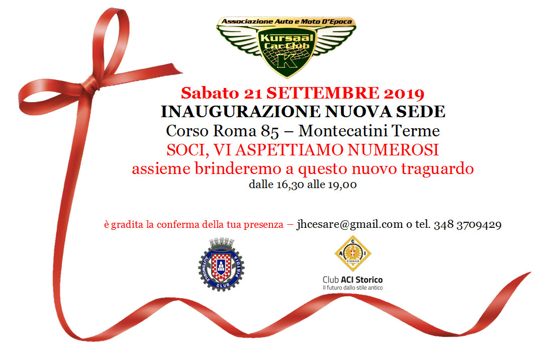 Inaugurazione nuova sede del Club